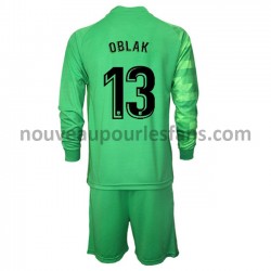Maillot Atlético Madrid Gardien Jan Oblak 13 Enfant Tenue 3ème 2021-2022 Manche Longue