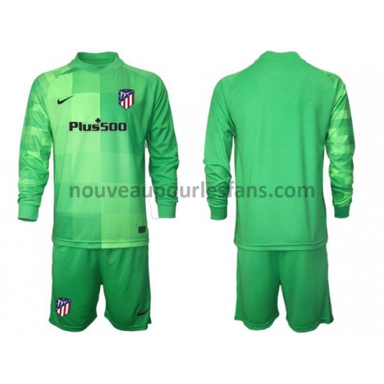 Maillot Atlético Madrid Gardien Enfant Tenue 3ème 2021-2022 Manche Longue