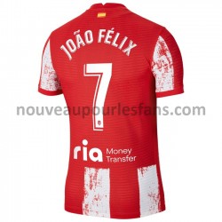 Maillot Atlético Madrid João Félix 7 Tenue Domicile 2021-2022 Manche Courte
