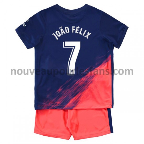 Maillot Atlético Madrid João Félix 7 Enfant Tenue Extérieur 2021-2022 Manche Courte