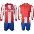 Maillot Atlético Madrid Enfant Tenue Domicile 2021-2022 Manche Longue
