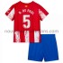 Maillot Atlético Madrid Rodrigo De Paul 5 Enfant Tenue Domicile 2021-2022 Manche Courte