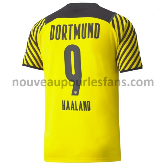 Maillot Borussia Dortmund Erling Haaland 9 Tenue Domicile 2021-2022 Manche Courte