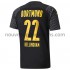 Maillot Borussia Dortmund Jude Bellingham 22 Tenue Extérieur 2021-2022 Manche Courte