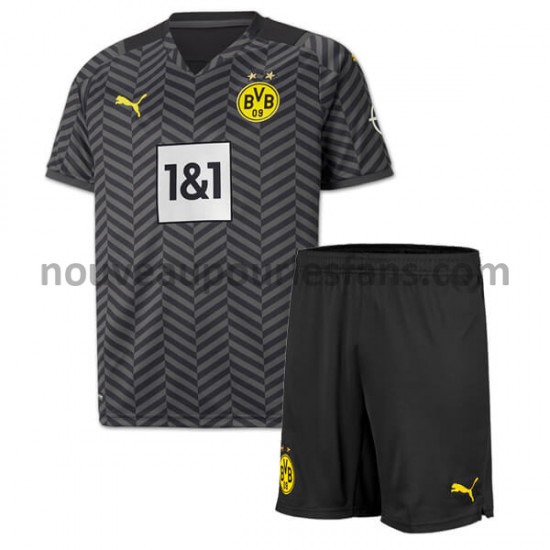 Maillot Borussia Dortmund Enfant Tenue Extérieur 2021-2022 Manche Courte