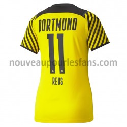 Maillot Borussia Dortmund Marco Reus 11 Femme Tenue Domicile 2021-2022 Manche Courte