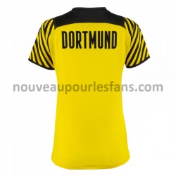 Maillot Borussia Dortmund Femme Tenue Domicile 2021-2022 Manche Courte