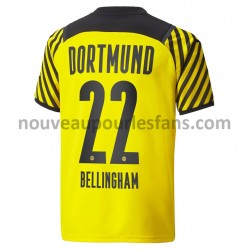 Maillot Borussia Dortmund ude Bellingham 22 Tenue Domicile 2021-2022 Manche Courte