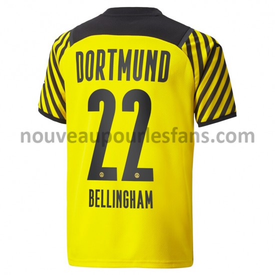 Maillot Borussia Dortmund ude Bellingham 22 Tenue Domicile 2021-2022 Manche Courte