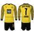 Maillot Borussia Dortmund Sancho 7 Enfant Tenue Domicile 2021-2022 Manche Longue