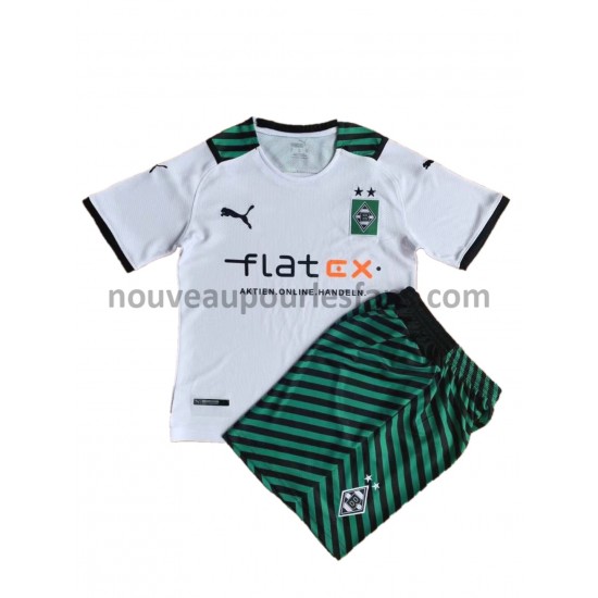 Maillot Borussia Mönchengladbach Enfant Tenue Domicile 2021-2022 Manche Courte