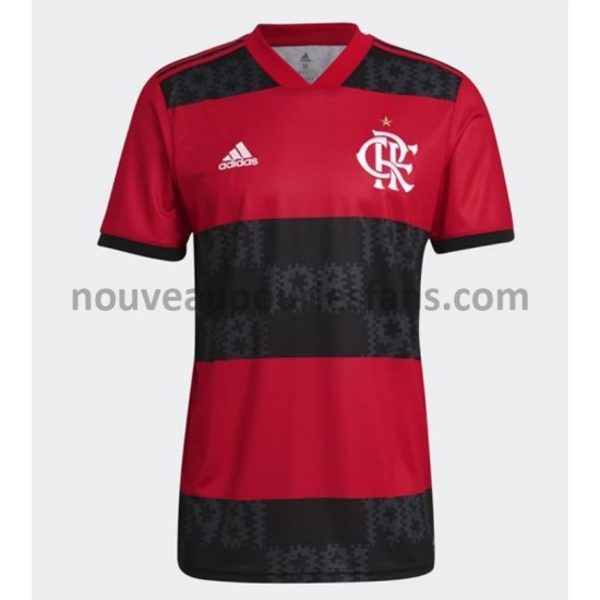 Maillot CR Flamengo Tenue Domicile 2021-2022 Manche Courte