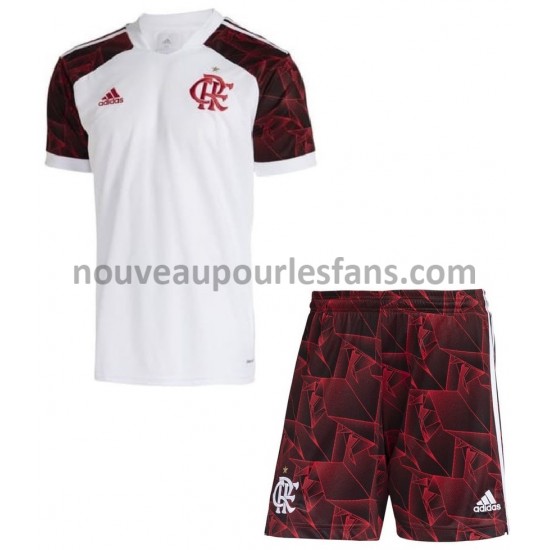 Maillot CR Flamengo Enfant Tenue Extérieur 2021-2022 Manche Courte