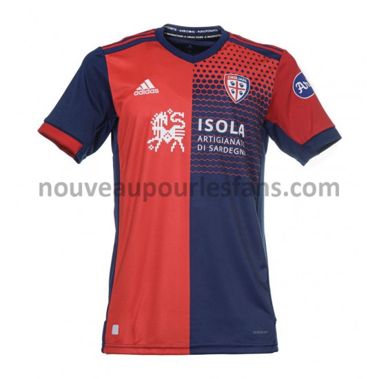 Maillot Cagliari Tenue Domicile 2021-2022 Manche Courte