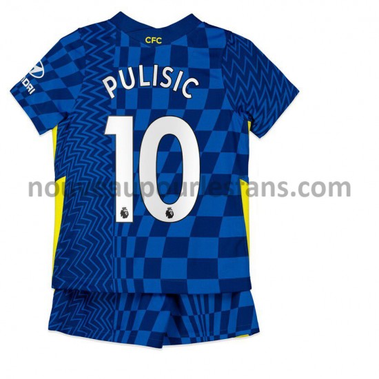 Maillot Chelsea Christian Pulisic 10 Enfant Tenue Domicile 2021-2022 Manche Courte
