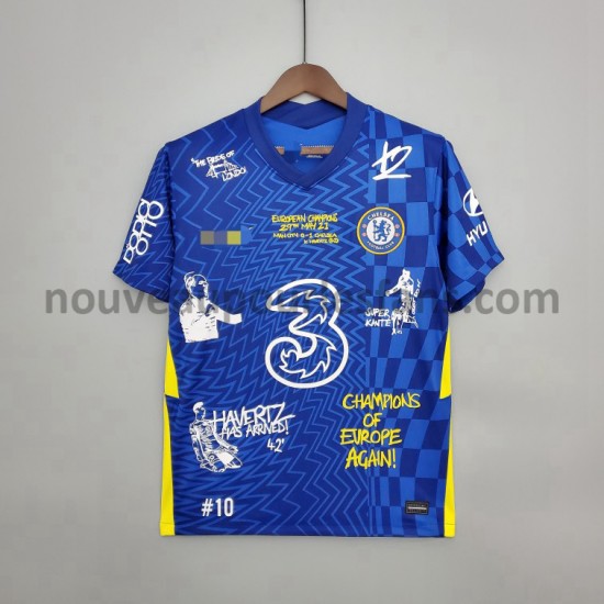 Maillot Chelsea Graffiti Tenue Domicile 2021-2022 Manche Courte