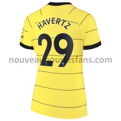 Maillot Chelsea Kai Havertz 29 Femme Tenue Extérieur 2021-2022 Manche Courte