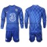 Maillot Chelsea Enfant Tenue Domicile 2021-2022 Manche Longue