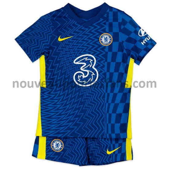 Maillot Chelsea Enfant Tenue Domicile 2021-2022 Manche Courte