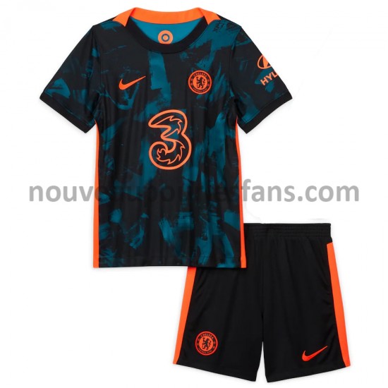 Maillot Chelsea Enfant Tenue 3ème 2021-2022 Manche Courte