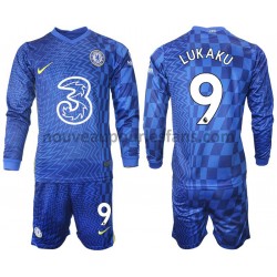 Maillot Chelsea LUKAKU 9 Enfant Tenue Domicile 2021-2022 Manche Longue