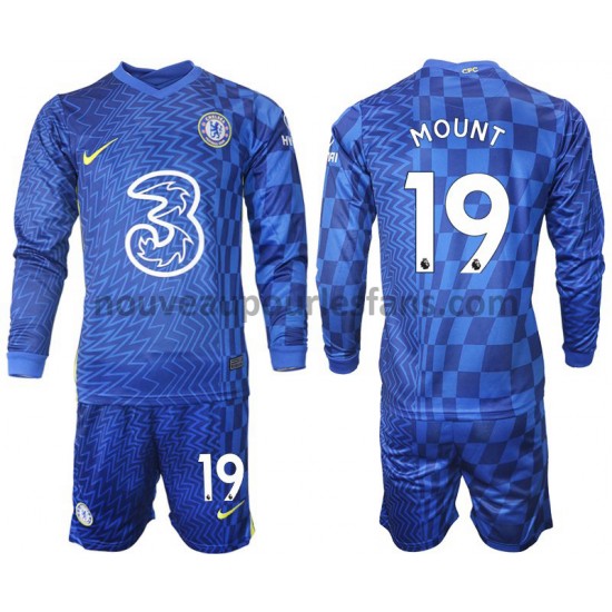 Maillot Chelsea Mount 19 Enfant Tenue Domicile 2021-2022 Manche Longue
