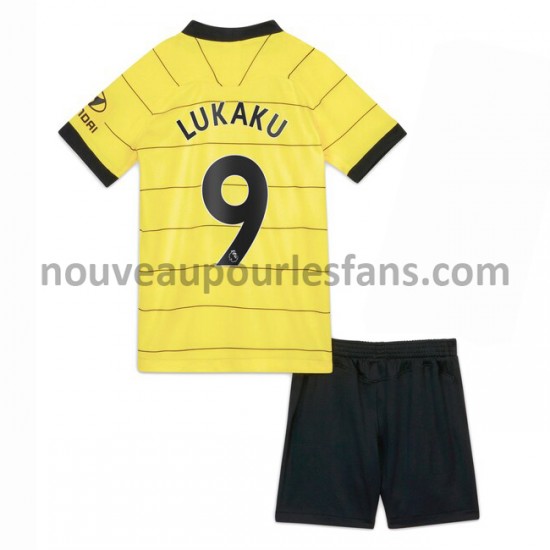 Maillot Chelsea Romelu Lukaku 9 Enfant Tenue Extérieur 2021-2022 Manche Courte
