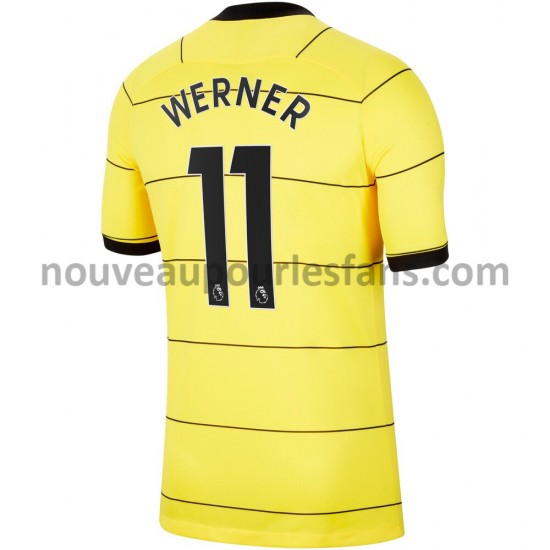 Maillot Chelsea Timo Werner 11 Tenue Extérieur 2021-2022 Manche Courte