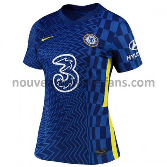 Maillot Chelsea Femme Tenue Domicile 2021-2022 Manche Courte