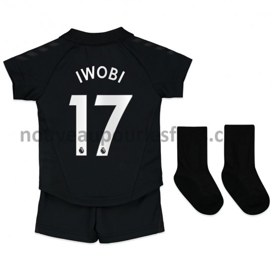 Maillot Everton Alex Iwobi 17 Enfant Tenue Extérieur 2021-2022 Manche Courte