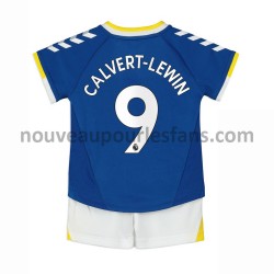 Maillot Everton Dominic Calvert-Lewin 9 Enfant Tenue Domicile 2021-2022 Manche Courte