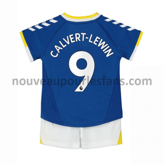 Maillot Everton Dominic Calvert-Lewin 9 Enfant Tenue Domicile 2021-2022 Manche Courte
