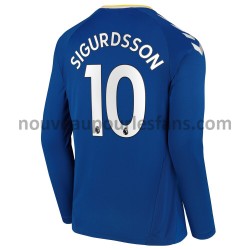 Maillot Everton Gylfi Sigurosson 10 Tenue Domicile 2021-2022 Manche Longue