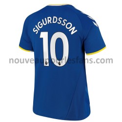 Maillot Everton Gylfi Sigurosson 10 Tenue Domicile 2021-2022 Manche Courte