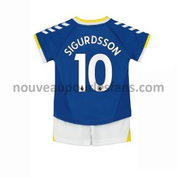 Maillot Everton Gylfi Sigurosson 10 Enfant Tenue Domicile 2021-2022 Manche Courte