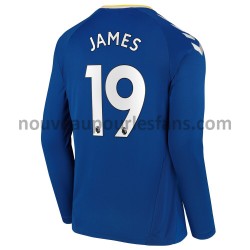 Maillot Everton James Rodriguez 19 Tenue Domicile 2021-2022 Manche Longue