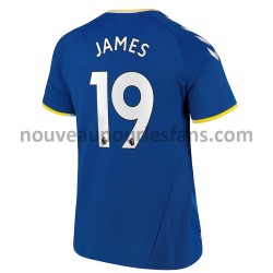 Maillot Everton James Rodriguez 19 Tenue Domicile 2021-2022 Manche Courte