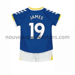 Maillot Everton James Rodriguez 19 Enfant Tenue Domicile 2021-2022 Manche Courte