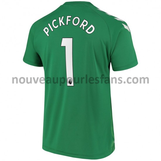 Maillot Everton Jordan Pickford 1 Gardien Tenue Extérieur 2021-2022 Manche Courte