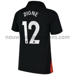 Maillot Everton Lucas Digne 12 Tenue Extérieur 2021-2022 Manche Courte