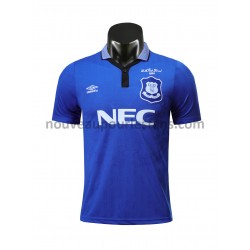 Maillot Everton Retro Tenue Domicile 1995 Manche Courte