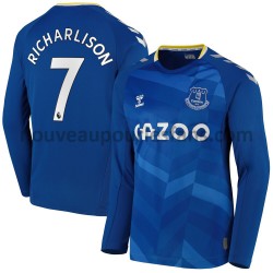 Maillot Everton Richarlison 7 Tenue Domicile 2021-2022 Manche Longue