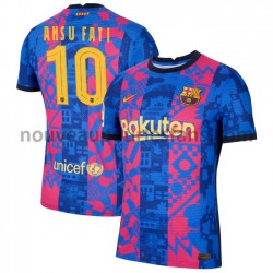 Maillot FC Barcelone Ansu Fati 10 Tenue 3ème 2021-2022 Manche Courte