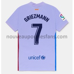 Maillot FC Barcelone Antoine Griezmann 7 Tenue Extérieur 2021-2022 Manche Courte