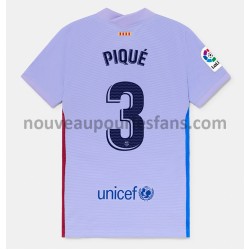 Maillot FC Barcelone Gerard Pique 3 Tenue Extérieur 2021-2022 Manche Courte