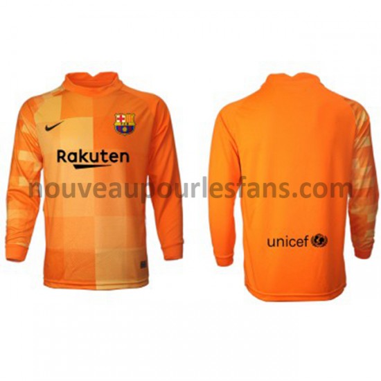 Maillot FC Barcelone Gardien Tenue Domicile 2021-2022 Manche Longue