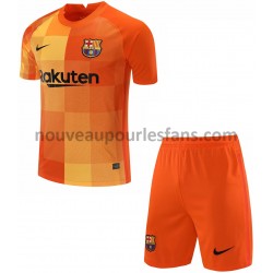 Maillot FC Barcelone Gardien Enfant Tenue Domicile 2021-2022 Manche Courte