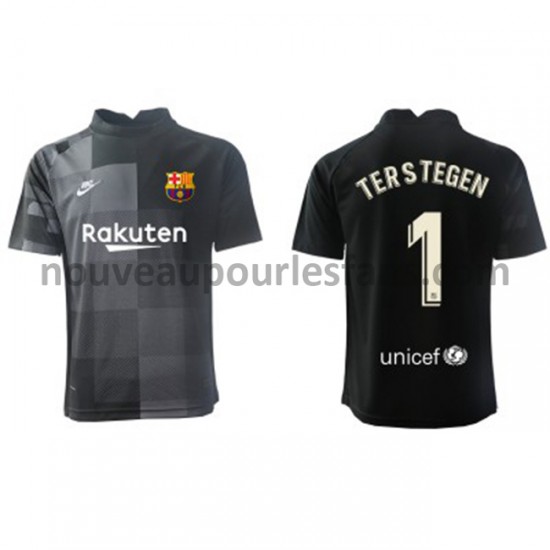Maillot FC Barcelone Gardien Ter Stegen 1 Tenue Extérieur 2021-2022 Manche Courte