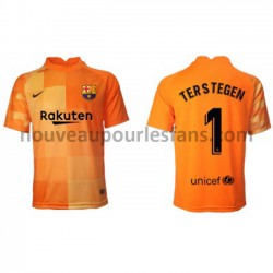 Maillot FC Barcelone Gardien Ter Stegen 1 Tenue Domicile 2021-2022 Manche Courte