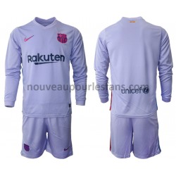 Maillot FC Barcelone Enfant Tenue Extérieur 2021-2022 Manche Longue